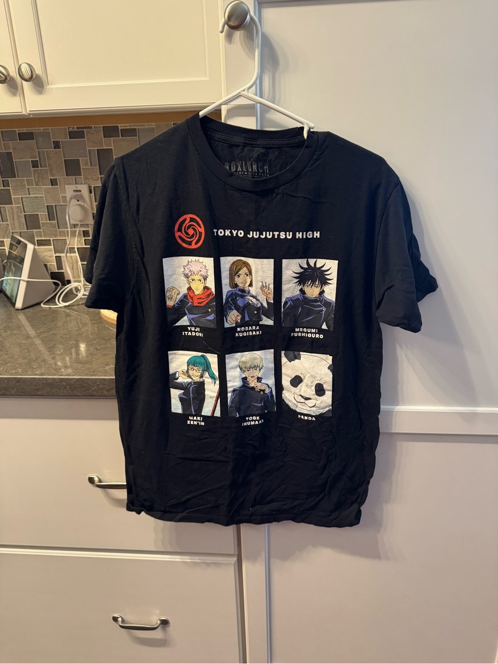 Tokyo Jujutsu High Black Graphic Tee for Kids